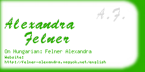alexandra felner business card